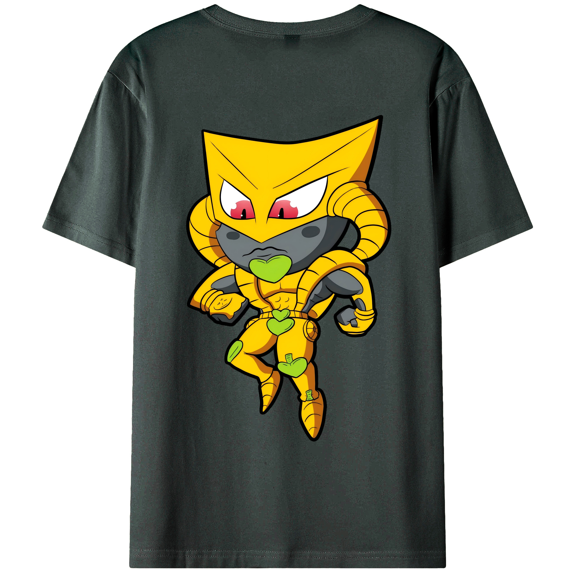 （画像用） ジョジョの奇妙な冒険 ディオ?ブランドー JoJo's Bizarre Adventure Dio Brando 綿100％ メンズ半袖Tシャツ（バックプリント） 通気性